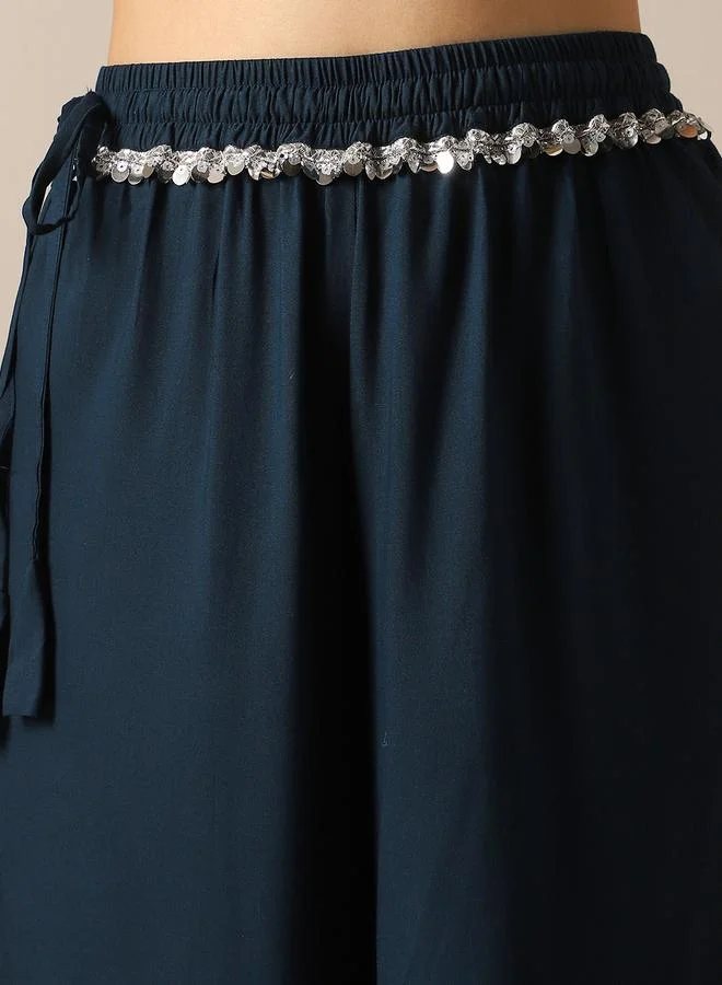 Globus green Women Wide Leg Palazzo Pants for Women | Best Price UAE